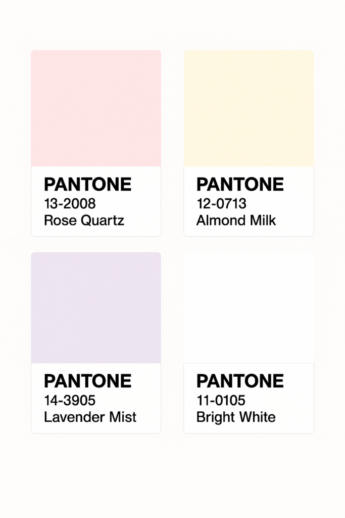 태팅레이스 색상 조합 (ver.봄)